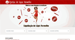 Desktop Screenshot of liquidacaolapisvermelho.com.br