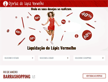Tablet Screenshot of liquidacaolapisvermelho.com.br
